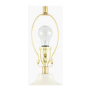 Hospitality furniture - Pleated White Fabric Table Lamp - www.oroatrade.com
