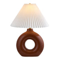 Hospitality furniture - Pleated White Fabric Table Lamp - www.oroatrade.com