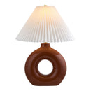 Hospitality furniture - Pleated White Fabric Table Lamp - www.oroatrade.com