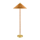 Hospitality furniture - Conical Rattan Accent Floor Lamp - www.oroatrade.com