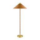 Hospitality furniture - Conical Rattan Accent Floor Lamp - www.oroatrade.com