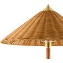 Hospitality furniture - Conical Rattan Accent Floor Lamp - www.oroatrade.com