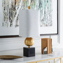 Modern European furniture - Gold & Black Base Table Lamp - www.oroatrade.com