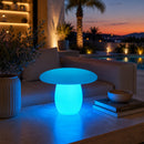 Hospitality furniture - White Mushroom-Inspired Outdoor Table Lamp - www.oroatrade.com