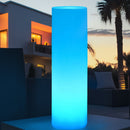 Contract furniture - Frosted White Outdoor Floor Lamp - www.oroatrade.com