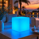 Hospitality furniture - White Cube Outdoor Table Lamp - www.oroatrade.com