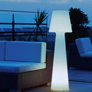 Modern European furniture - Frosted White Outdoor Floor Lamp - www.oroatrade.com