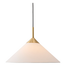 Hospitality furniture - White Linen Conical Pendant Lamp - www.oroatrade.com