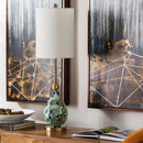 Hospitality furniture - Painted Glass Accent Table Lamp - www.oroatrade.com