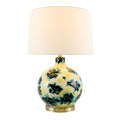 Contract furniture - Round Painted Glass Table Lamp - www.oroatrade.com
