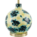 Contract furniture - Round Painted Glass Table Lamp - www.oroatrade.com