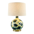 Contract furniture - Round Painted Glass Table Lamp - www.oroatrade.com