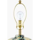 Modern European furniture - Painted Glass Table Lamp - www.oroatrade.com