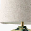 Modern European furniture - Painted Glass Table Lamp - www.oroatrade.com