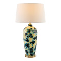 Modern European furniture - Painted Glass Accent Table Lamp - www.oroatrade.com
