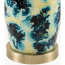 Modern European furniture - Painted Glass Accent Table Lamp - www.oroatrade.com
