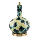 Contract furniture - Painted Blue Glass Table Lamp - www.oroatrade.com