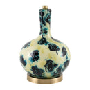Contract furniture - Painted Blue Glass Table Lamp - www.oroatrade.com