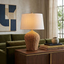 Modern European furniture - Natural Rattan Accent Table Lamp - www.oroatrade.com