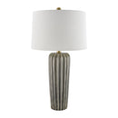Hospitality furniture - Gray Ceramic Table Lamp - www.oroatrade.com