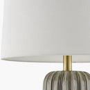 Hospitality furniture - Gray Ceramic Table Lamp - www.oroatrade.com
