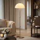 Hospitality furniture - White Glass Dome Floor Lamp - www.oroatrade.com