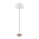 Hospitality furniture - White Glass Dome Floor Lamp - www.oroatrade.com