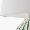 Contract furniture - Lined Ceramic Accent Table Lamp - www.oroatrade.com