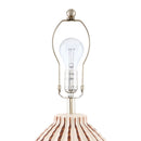 Contract furniture - Lined Ceramic Accent Table Lamp - www.oroatrade.com