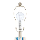 Contract furniture - Lined Ceramic Accent Table Lamp - www.oroatrade.com