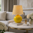 Contract furniture - Scalloped Raffia Shade Table Lamp - www.oroatrade.com