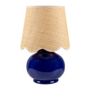 Contract furniture - Scalloped Raffia Shade Table Lamp - www.oroatrade.com