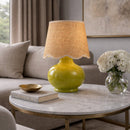 Contract furniture - Scalloped Raffia Shade Table Lamp - www.oroatrade.com