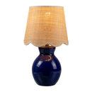Contract furniture - Scalloped Edge Accent Table Lamp - www.oroatrade.com