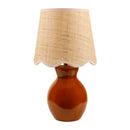 Contract furniture - Scalloped Edge Accent Table Lamp - www.oroatrade.com