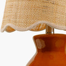 Contract furniture - Scalloped Edge Accent Table Lamp - www.oroatrade.com