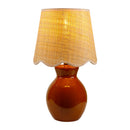 Contract furniture - Scalloped Edge Accent Table Lamp - www.oroatrade.com