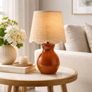 Contract furniture - Scalloped Edge Accent Table Lamp - www.oroatrade.com