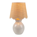 Contract furniture - Scalloped Edge Accent Table Lamp - www.oroatrade.com