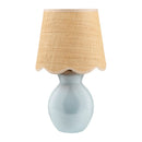 Contract furniture - Scalloped Edge Accent Table Lamp - www.oroatrade.com