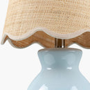 Contract furniture - Scalloped Edge Accent Table Lamp - www.oroatrade.com