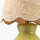 Contract furniture - Scalloped Edge Accent Table Lamp - www.oroatrade.com