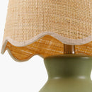 Contract furniture - Scalloped Edge Accent Table Lamp - www.oroatrade.com