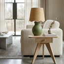 Contract furniture - Scalloped Edge Accent Table Lamp - www.oroatrade.com