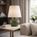 Hospitality furniture - Raffia Shade Ceramic Table Lamp - www.oroatrade.com