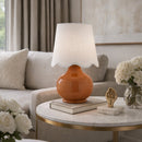 Contract furniture - Scalloped Raffia Shade Table Lamp - www.oroatrade.com