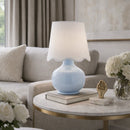 Contract furniture - Scalloped Raffia Shade Table Lamp - www.oroatrade.com