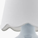 Contract furniture - Scalloped Raffia Shade Table Lamp - www.oroatrade.com