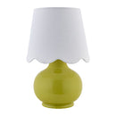 Contract furniture - Scalloped Raffia Shade Table Lamp - www.oroatrade.com