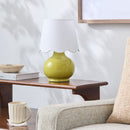 Contract furniture - Scalloped Raffia Shade Table Lamp - www.oroatrade.com